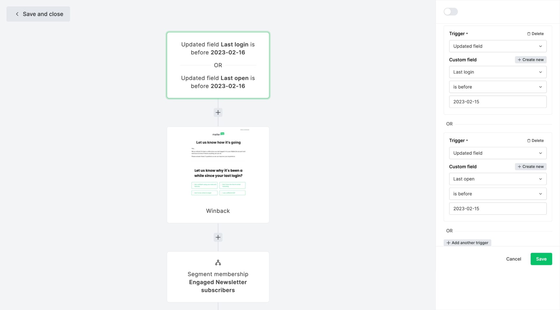 MailerLite Automation Rules - mailchimp alternatieven met betere automatisering
